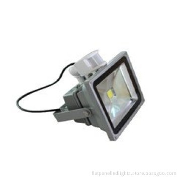 Infrared Sensor Waterproof Outdoor Led Floodlight Fixture 50 Watt For Garden Lighting